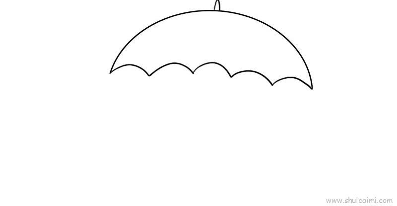 雨伞儿童画怎么画 雨伞简笔画图片大全