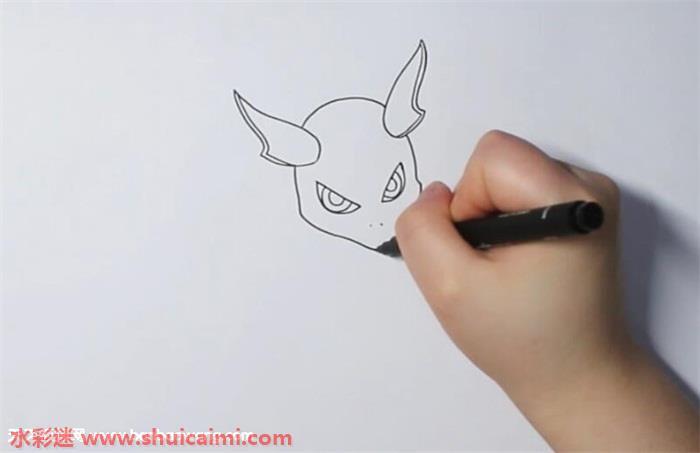 裂空座怎么画 裂空座简笔画简单