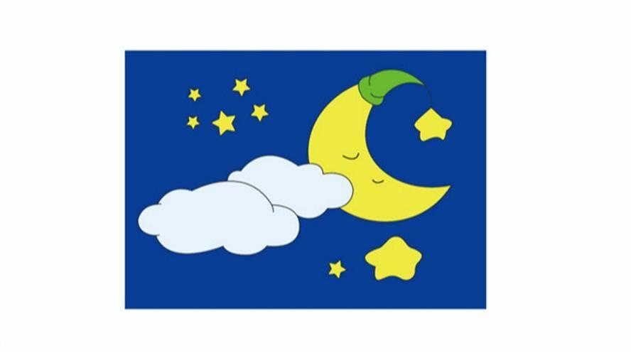 星空的简笔画图片大全 星空的简笔画图片大全大图