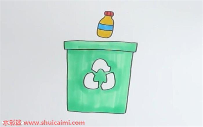 垃圾分类怎么画 垃圾分类简笔画简单又漂亮彩色