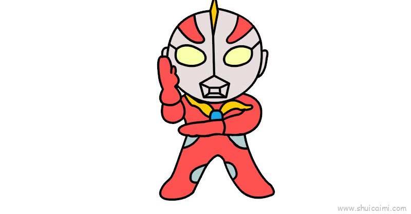 奥特曼儿童画怎么画 奥特曼简笔画顺序