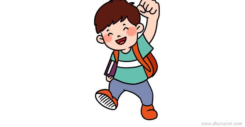 男生儿童画怎么画 男生简笔画顺序