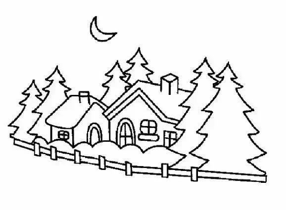 乡村简笔画图片大全 乡村简笔画图片大全带颜色