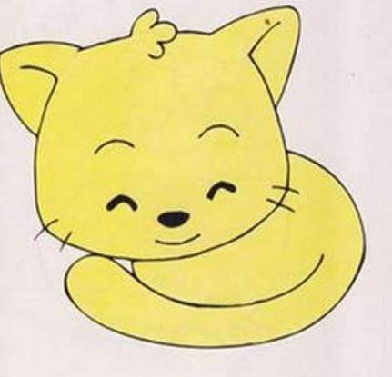 猫咪简笔画图片大全可爱 猫咪简笔画图片大全可爱带颜色