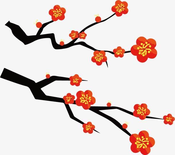 梅花树简笔画图片大全 梅花树简笔画图片大全儿童画