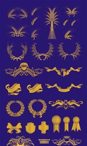 麦穗怎么画 麦穗边框图案大全