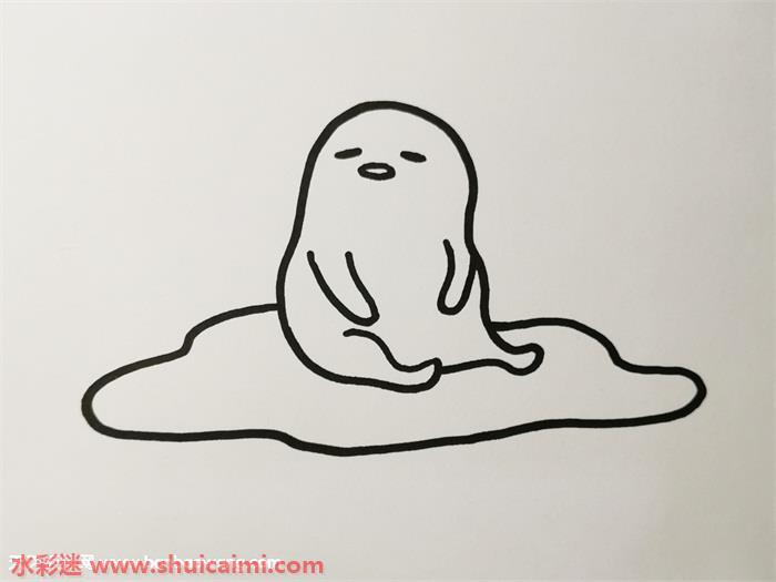 蛋黄哥怎么画 蛋黄哥简笔画步骤图