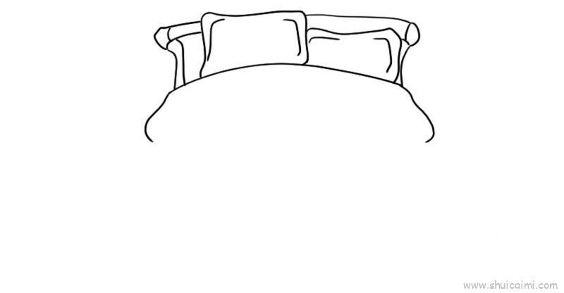 床儿童画怎么画 床简笔画步骤