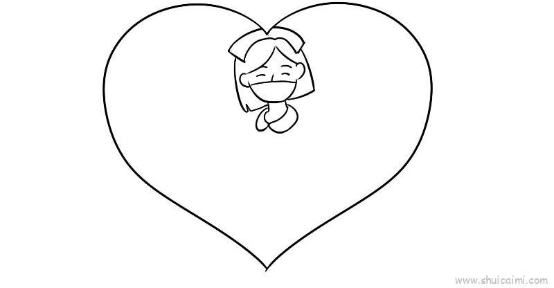 抗疫儿童画怎么画 抗疫简笔画顺序