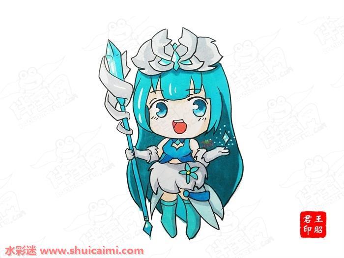 王者荣耀q版人物怎么画 王者荣耀q版人物简笔画步骤