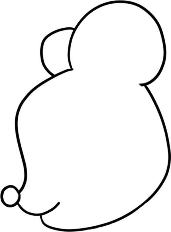 踢足球的小老鼠简笔画怎么画 踢足球的小老鼠简笔画顺序