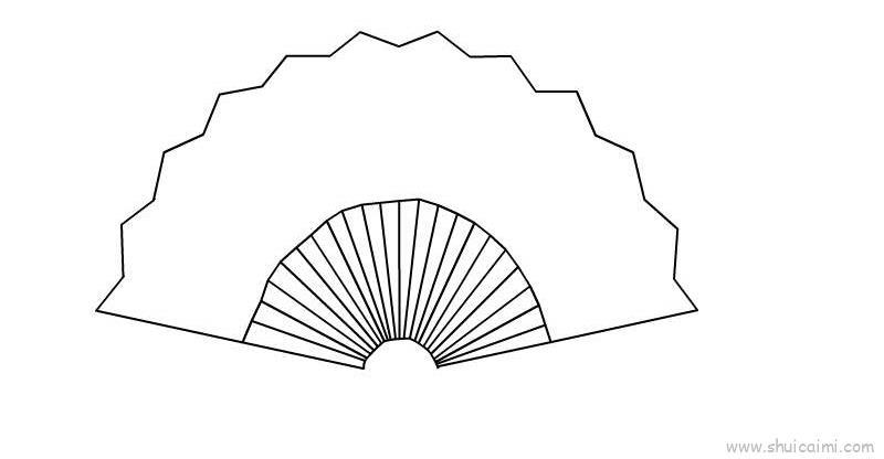 扇子儿童画怎么画 扇子简笔画简单又好看