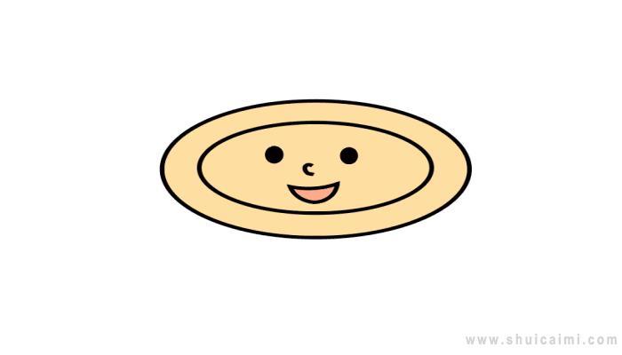 纸盘子简笔画怎么画 纸盘子简笔画步骤