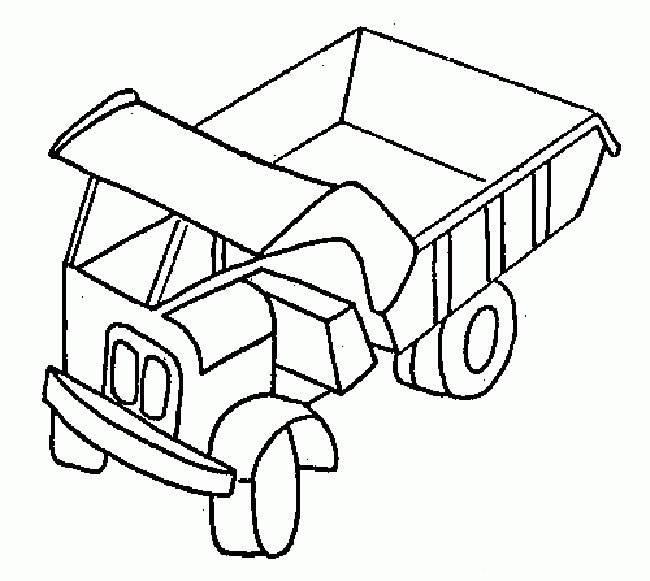 货车简笔画 货车简笔画儿童画