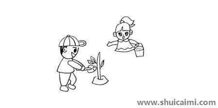 五一劳动节儿童简笔画