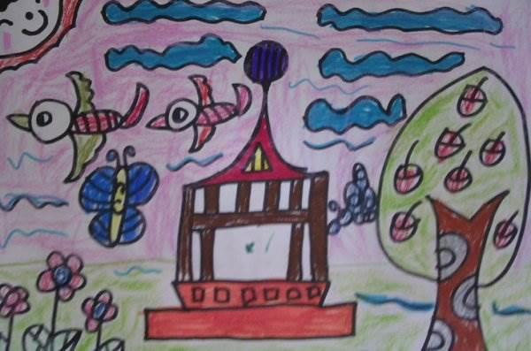 公园简笔画 公园简笔画简单又漂亮