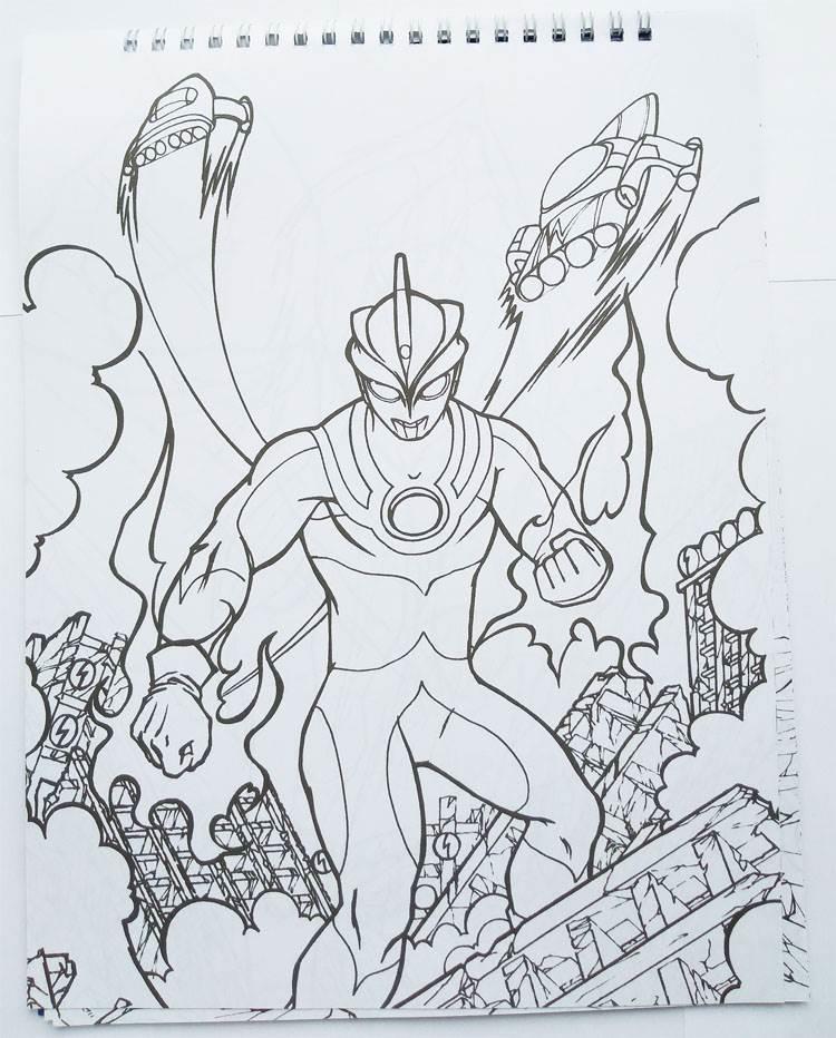 银河奥特曼简笔画图片大全 银河奥特曼简笔画图片大全儿童