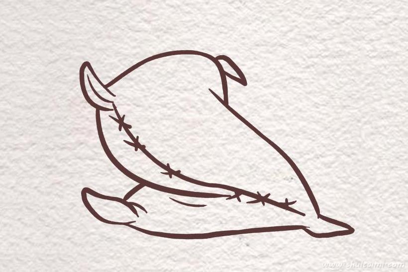 会武术的枕头怎么画 会武术枕头简笔画图片大全带颜色