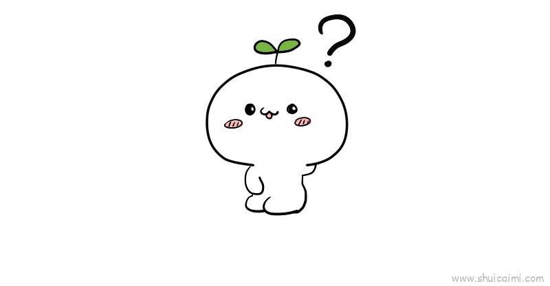 草颜团子儿童画怎么画 草颜团子简笔画图片大全