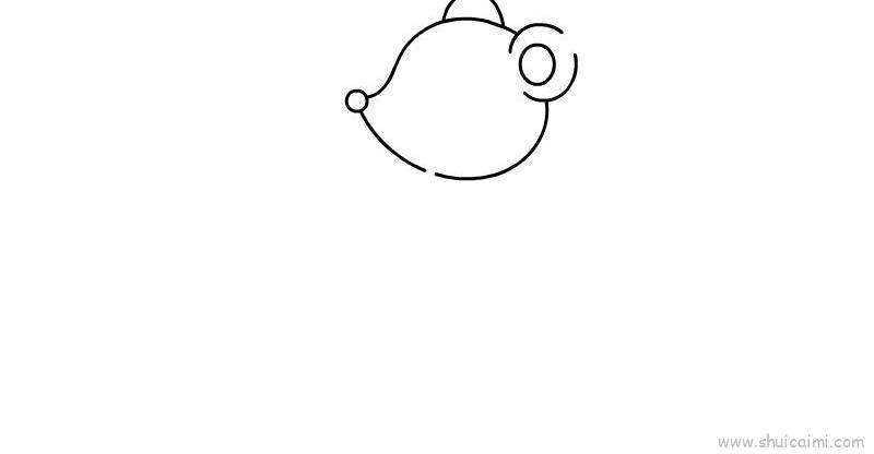 元旦老鼠儿童画怎么画 元旦老鼠简笔画图片