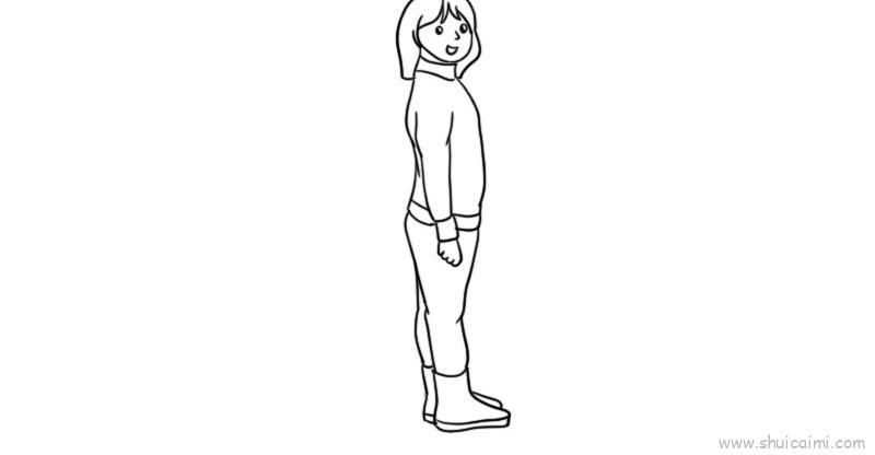 侧面人物儿童画怎么画 侧面人物简笔画简单又好看