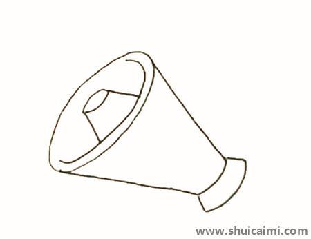 喇叭儿童简笔画