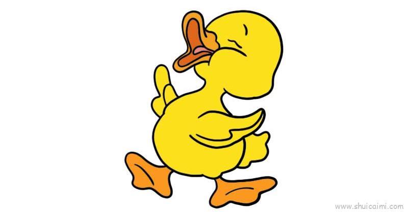 小鸭子儿童画怎么画 小鸭子简笔画图片大全