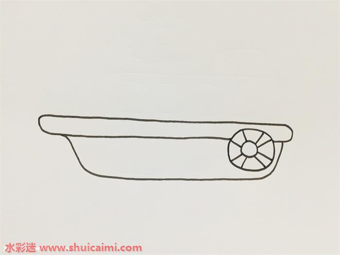 小艇怎么画 小艇简笔画步骤图