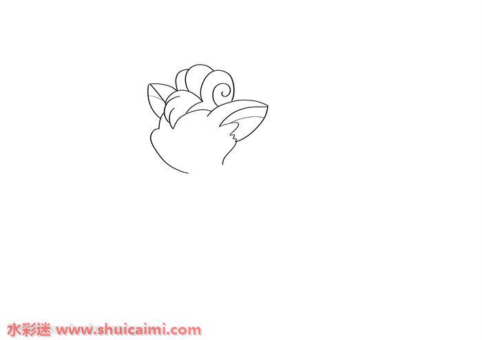 可爱九尾狐怎么画 可爱九尾狐简笔画漂亮