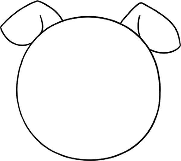 肥嘟嘟的小猪的简笔画怎么画 肥嘟嘟的小猪简笔画步骤