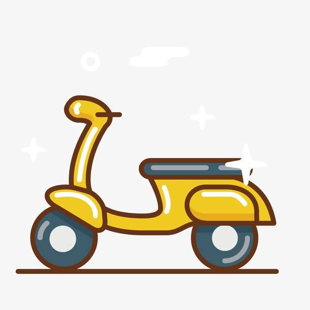 电动车简笔画 电动车简笔画幼儿