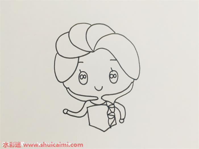 爱莎怎么画 爱莎简笔画简单又漂亮