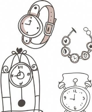 闹钟简笔画 闹钟简笔画图片大全