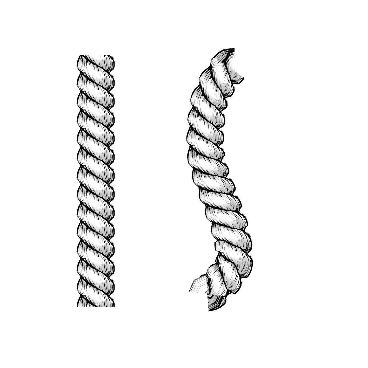 绳子简笔画 绳子简笔画彩色