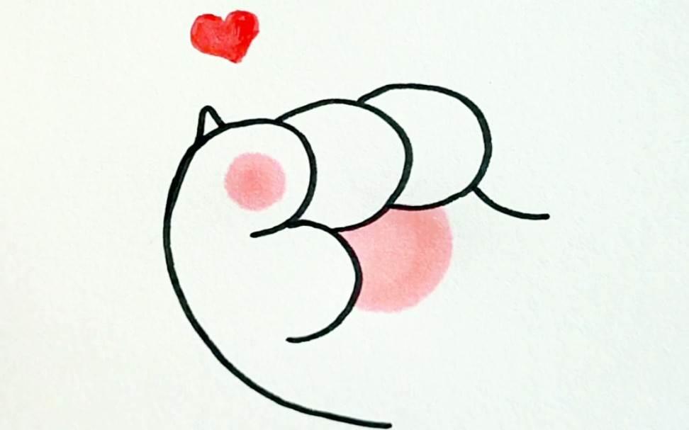 猫爪简笔画 猫爪简笔画可爱