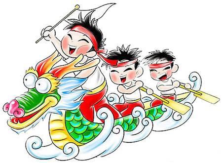 划龙舟简笔画
