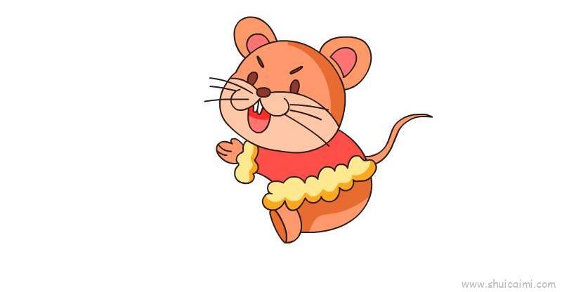 鼠年小老鼠儿童画怎么画 鼠年小老鼠简笔画步骤