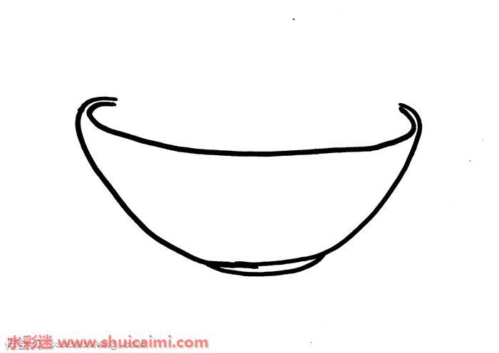 一碗汤圆怎么画 一碗汤圆简笔画图片带颜色