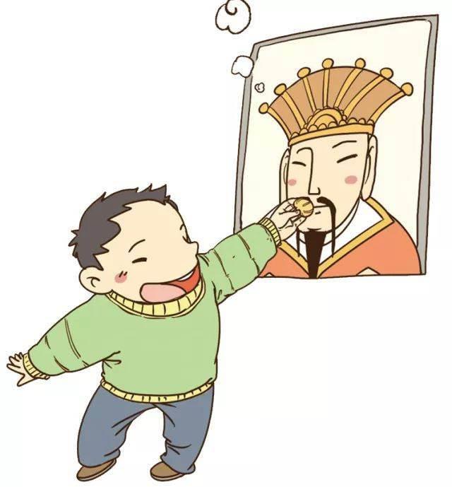 灶王爷简笔画儿童 灶王爷简笔画儿童图片