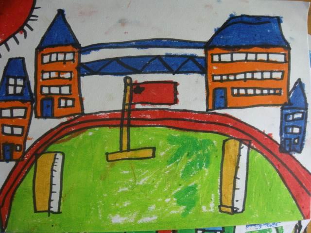 我心中的小学简笔画 我心中的小学简笔画图片大全