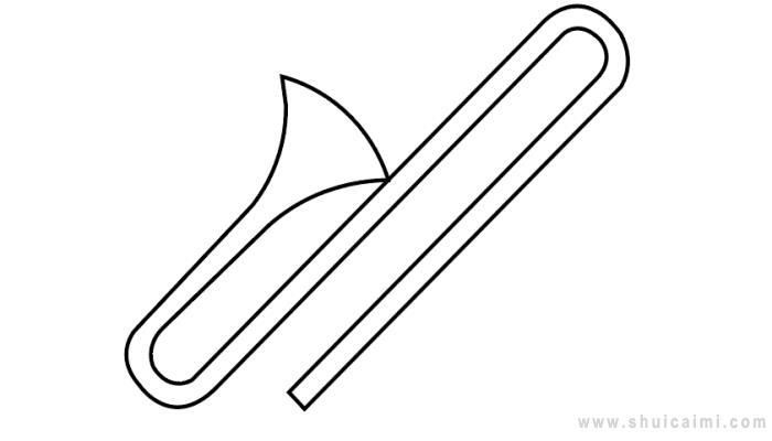 长号简笔画怎么画 长号简笔画简单又好看