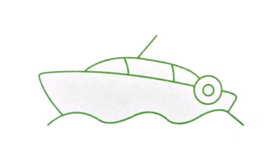 船的简笔画 船的简笔画彩色