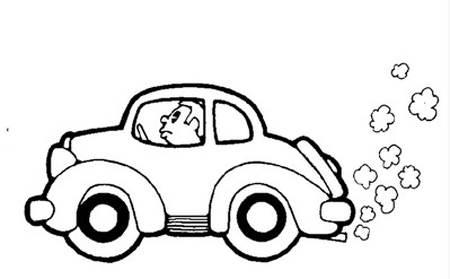 车子简笔画 车子简笔画彩色
