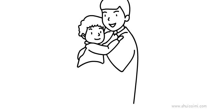 父亲节主题儿童画怎么画 父亲节主题简笔画顺序