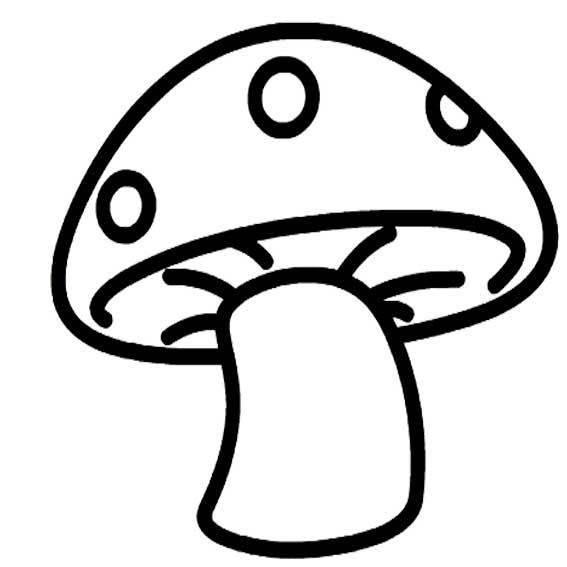 蘑菇简笔画图片大全可爱 蘑菇简笔画图片大全可爱卡通
