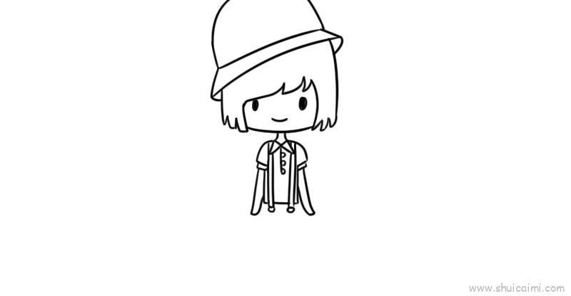 女孩图儿童画怎么画 女孩图简笔画简单又好看