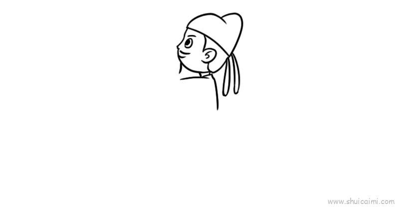 李白儿童画怎么画 李白简笔画图片大全