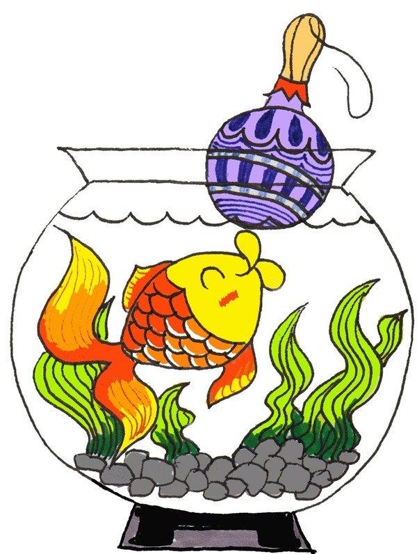 小金鱼的简笔画怎么画 小金鱼的简笔画好看