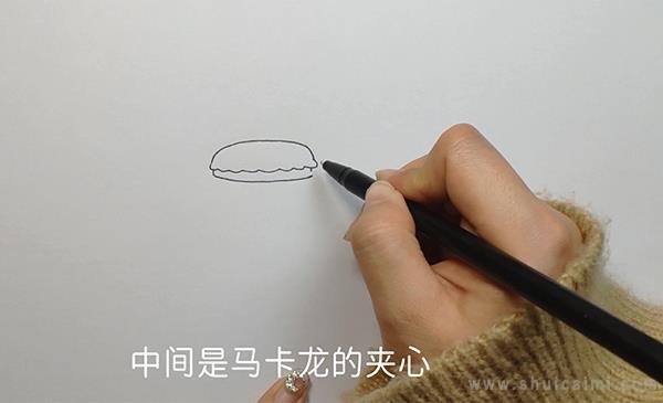 马卡龙简笔画怎么画 马卡龙简笔画步骤