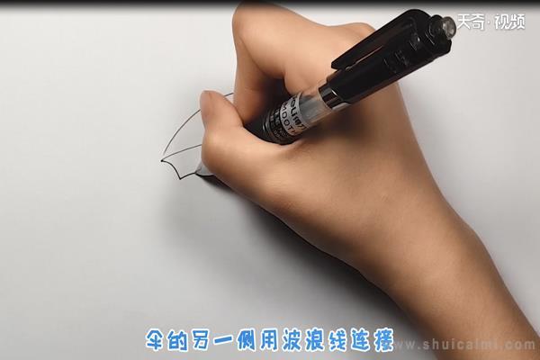 雨伞简笔画怎么画 雨伞简笔画画法
